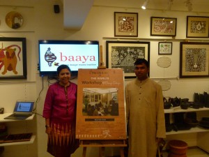 Shibani Jain, Founder & CEO, Baaya Design with Raja Ram Hengadi, Warli A...
