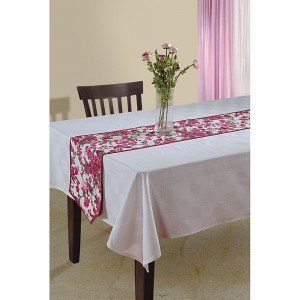 Floral Runner Cotton Table Cover by Housefull.com